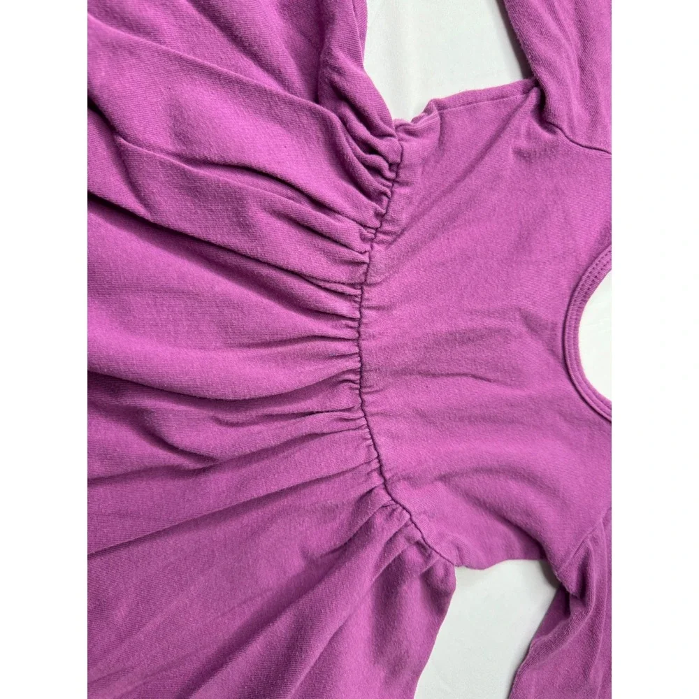 Alice + Ames Girls Purple Long Sleeve Ballet Dress Size 5T Cotton Blend